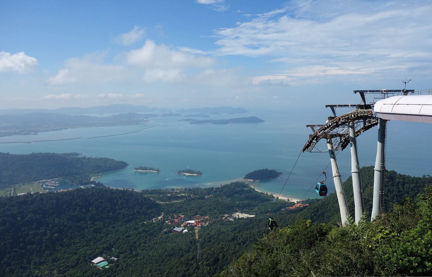 Langkawi SkyCab cable car above the rainforest